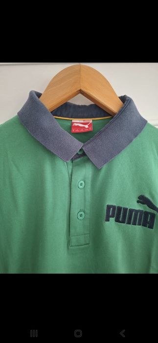 Polo Verde Puma - Homem (M)