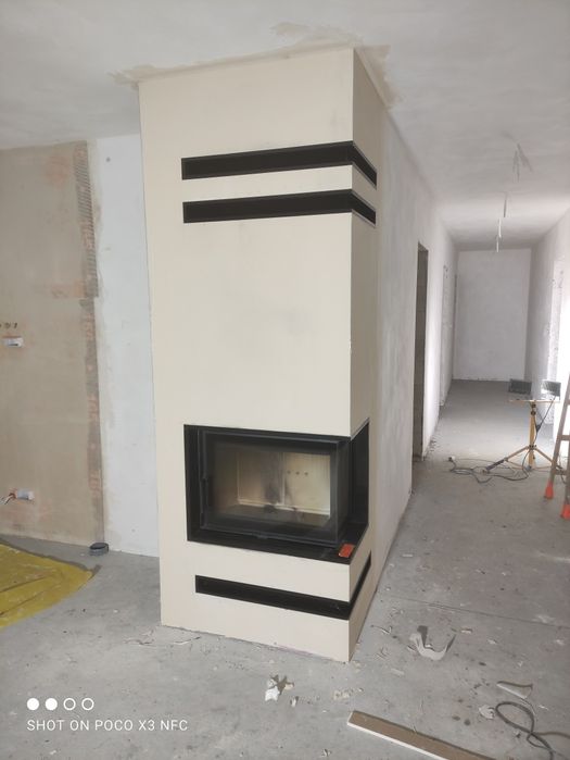 Kominek narożny Simple 8, eko, 10 lat gwarancji.