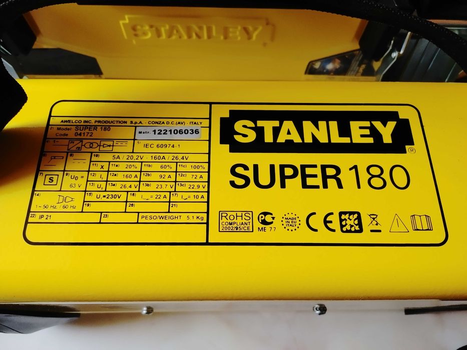 Urządzenie Spawalnicze  Stanley Super 180 -Italy
