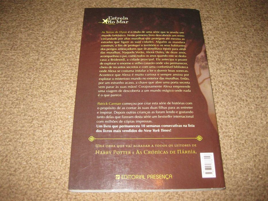Livro "As Montanhas Misteriosas: As Terras de Elyon" de Patrick Carman