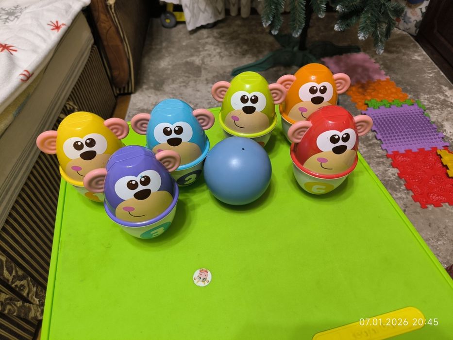 Дитячий боулінг chicco "Страйк мавпи"