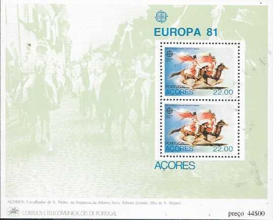 1981 - BLOCO dos CTT nr 36 - EuropaCEPT81  - Filatelia - Selos