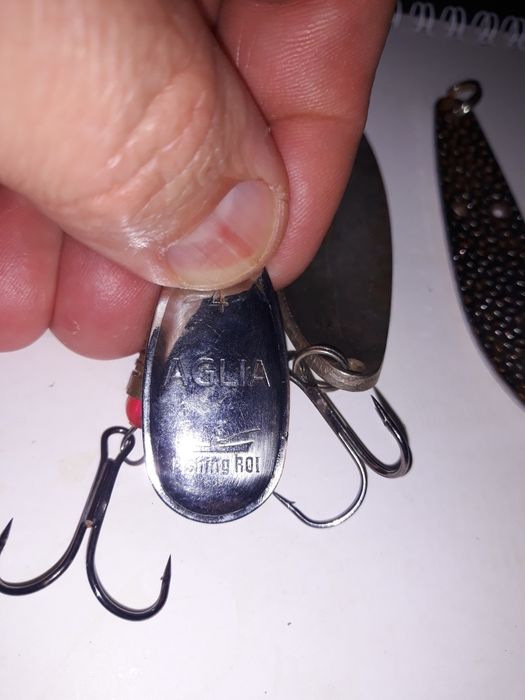 Блесни и воблера рабочие.