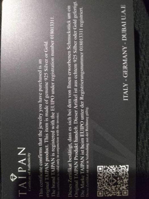 Colar feito em prata 925