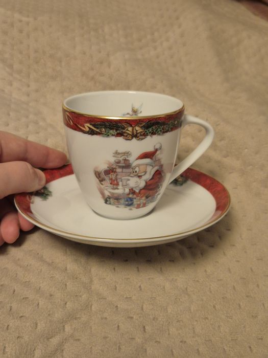 Kubek z talerzykiem Fyrklovern Mikołaj