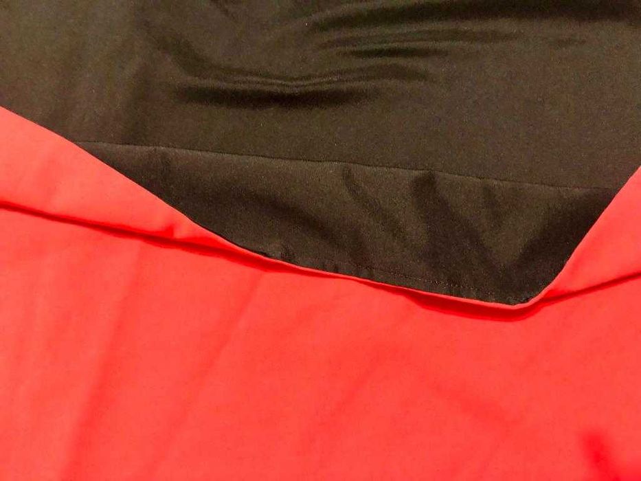 Elegancka sukienka czerwona/ czarna,  długa/ krótka - rozmiar 36