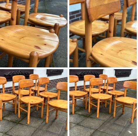 Rainer Daumiller krzesło duńskie z lat 70-tych