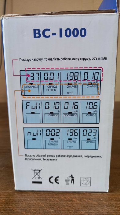 Інтелектуальний Зарядний пристрій La Crosse BC1000 700 грн. Зарядні
