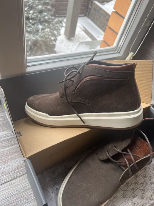 Ботинки 43  кожаные