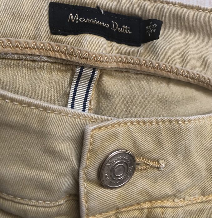 Bawełniane jeansy Massimo Dutti 36