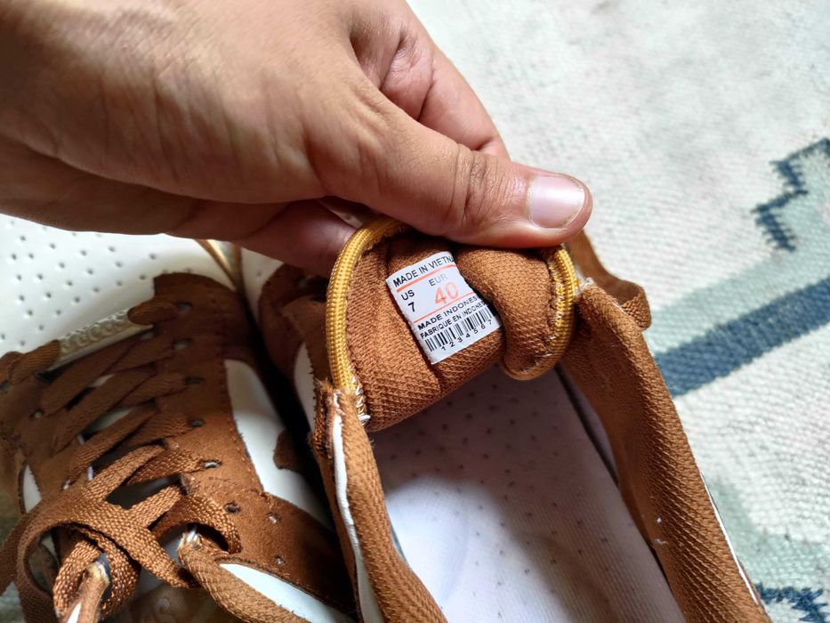 Nike Dunk Low LX Sapatilhas Originais - Castanho/Branco - Tamanho: 40