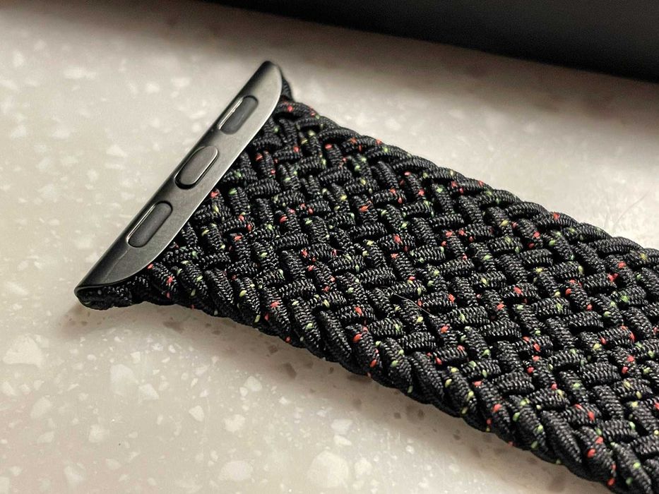 Ремінець Apple Watch 41mm Black Unity Braided Solo Loop - Size 9