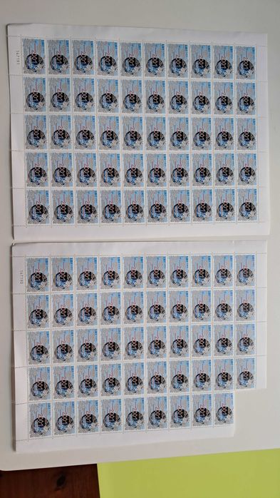 Filatelia Lote de 99 Selos “Novo Milénio 2001” França  NOVOS 59 €