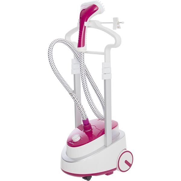 Відпарювач HausMark 1800Вт білий/рожевий ідеальний стан
