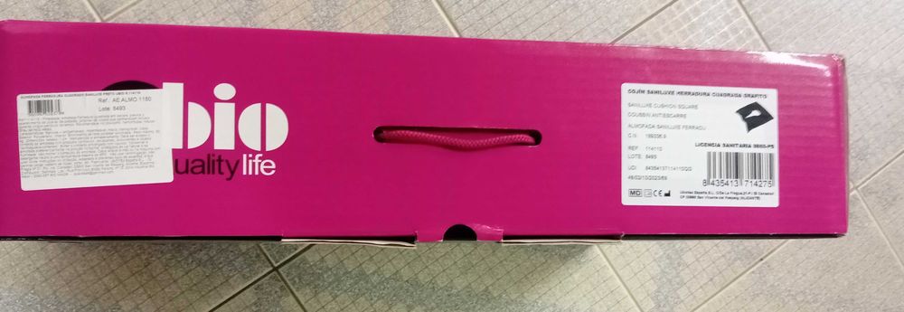 Almofada Coxim anti-escaras (antiescaras) impermeável nova e em caixa