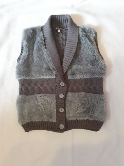 Kamizelka dla eleganckiej dziewczynki