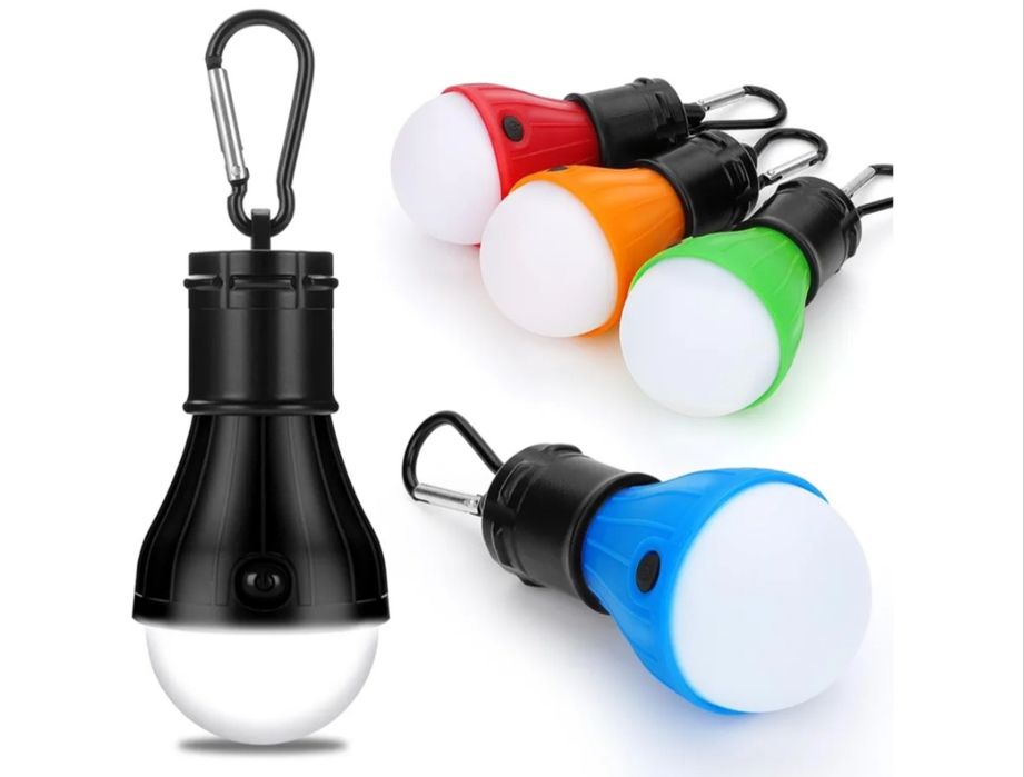 Lampki Kempingowe  biwakowe  led latsrki  do  namiotu  karabińczyk 5 szt