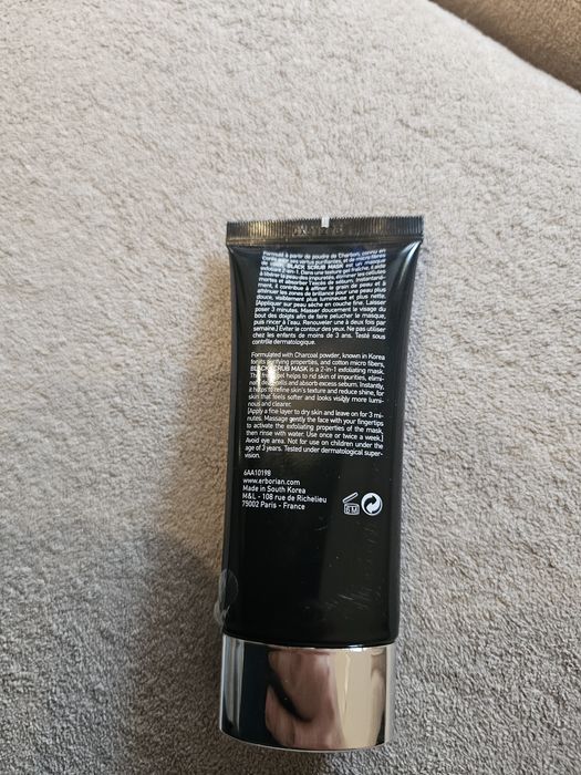 ERBORIAN Black Scrub Mask