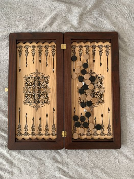 Gra planszowa Backgammon, nardy, tryktrak 50*53cm.