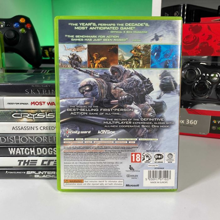 Гра Call of Duty: Modern Warfare 2 Xbox 360 Б/У Оригінальні ігри іксбокс 360