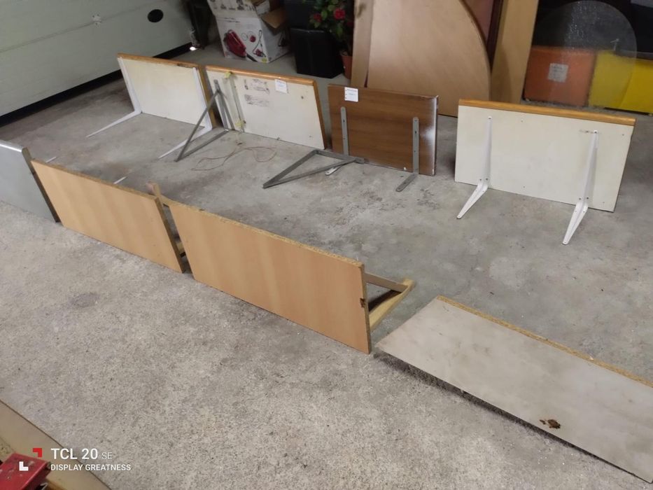 Conjunto De Sete Prateleiras E Uma De Canto Com Suportes