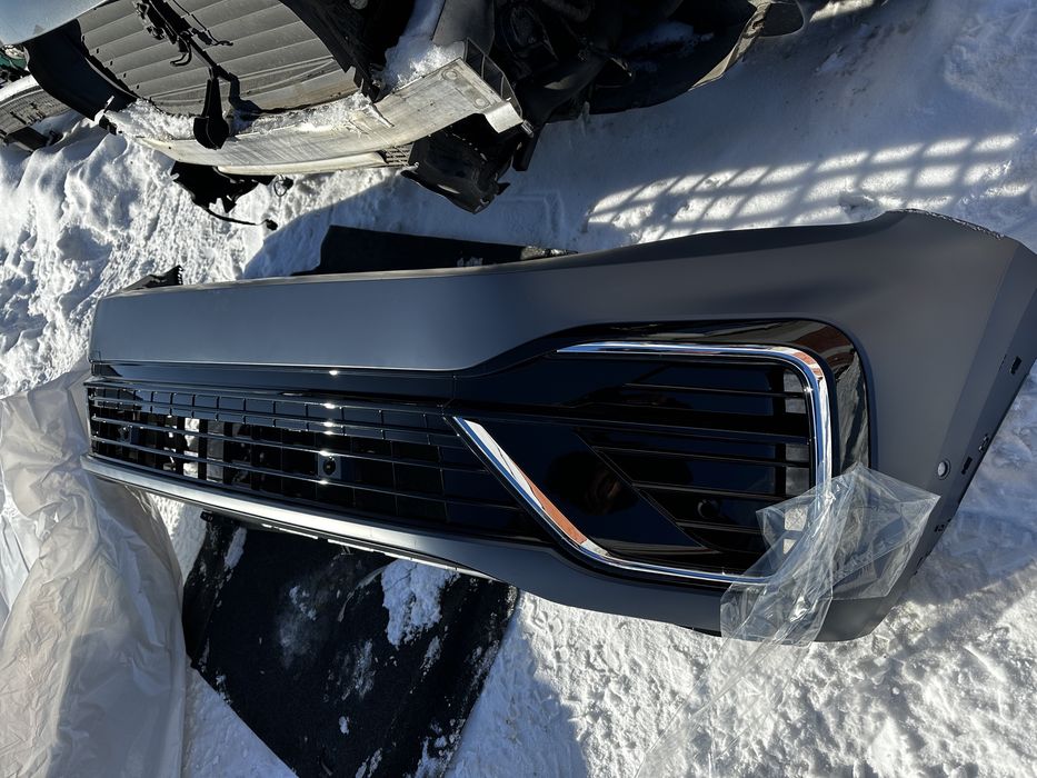 Бампер передній р лайн атлас рестайл 21- розборка atlas 21- бампер пер