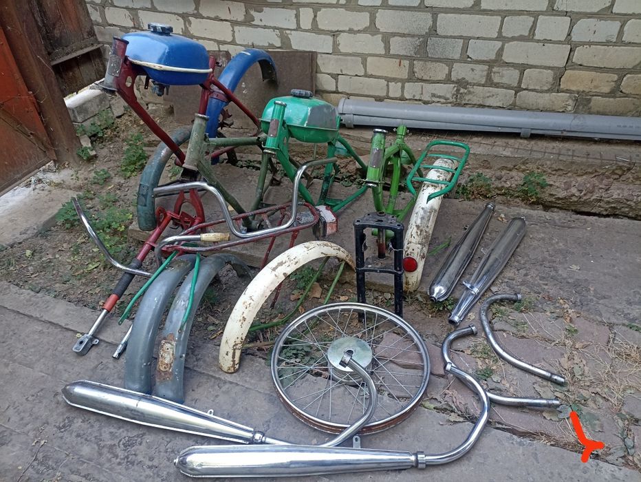 Рама для мопеда РИГА-13 б/у.