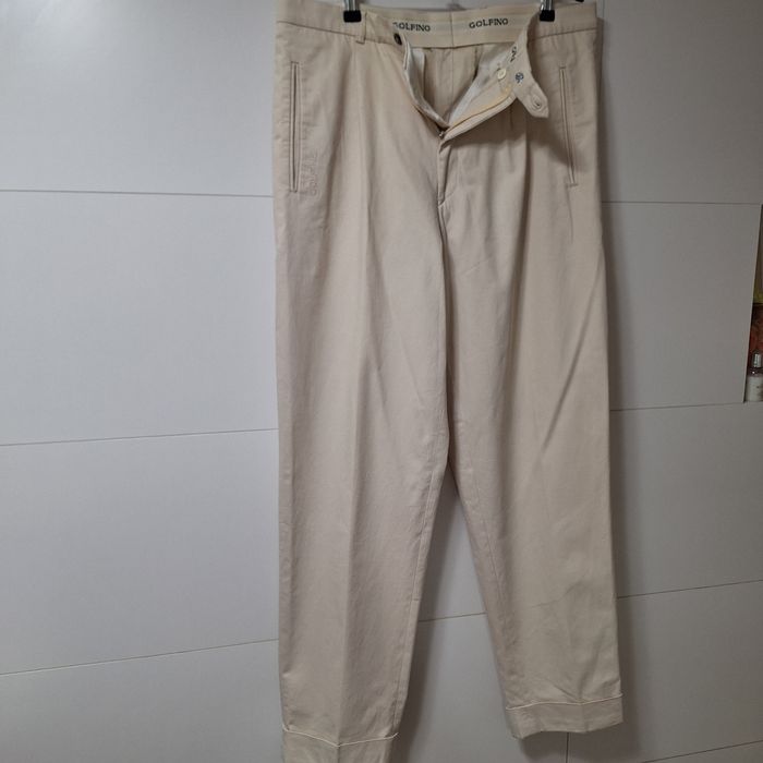 Bawełniane, z kieszeniami spodnie Golfino designed in Germany