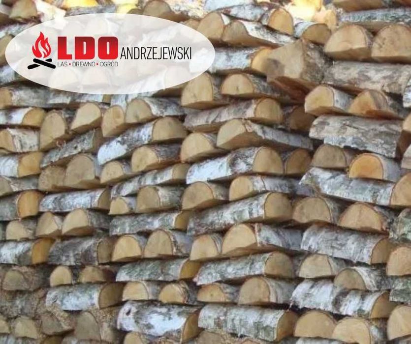 Drewno kominkowe opałowe liściaste brzoza