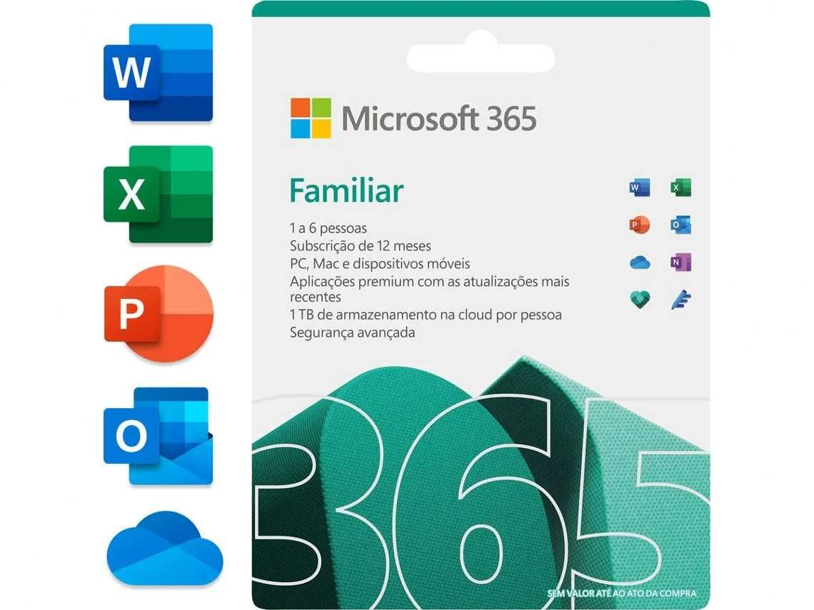 Chave Office 365 6 Utilizadores - 1 Ano 5 Dispositivos por Utilizador  Glória E Vera Cruz • OLX Portugal