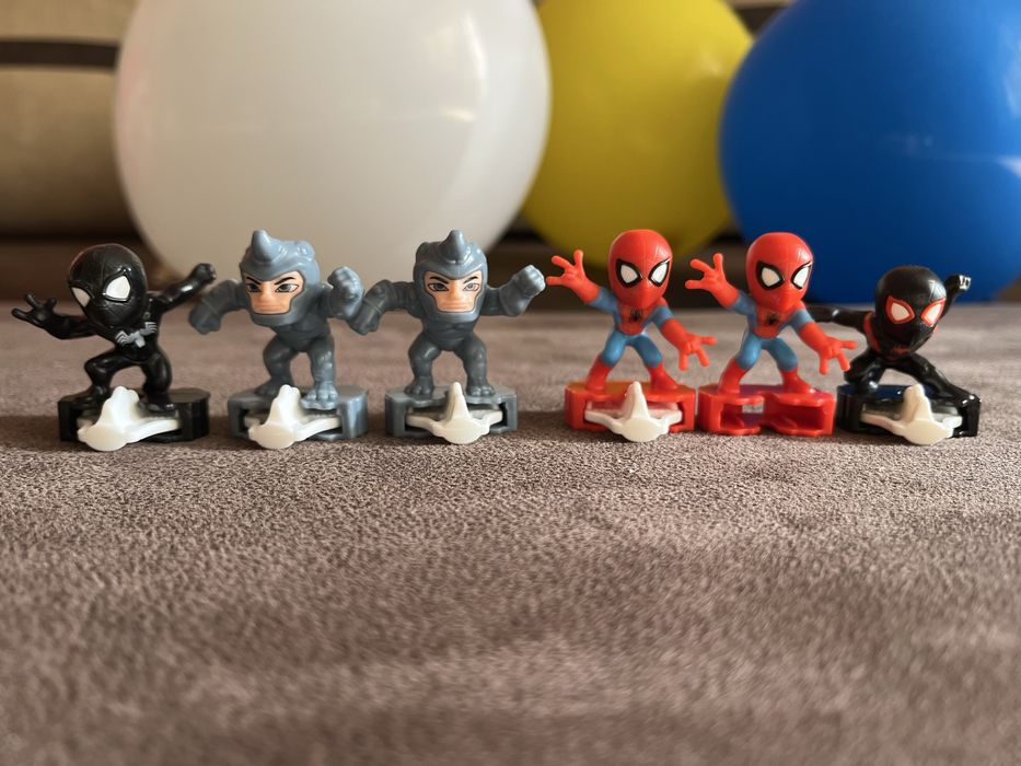 Іграшки кіндер,Kinder joy, спайдер мен, Spider Man Marvel, Harry Potter,