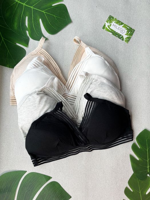 Гладкий бюстгальтер без кісточок Finetoo, чашка А-В бра мереживний