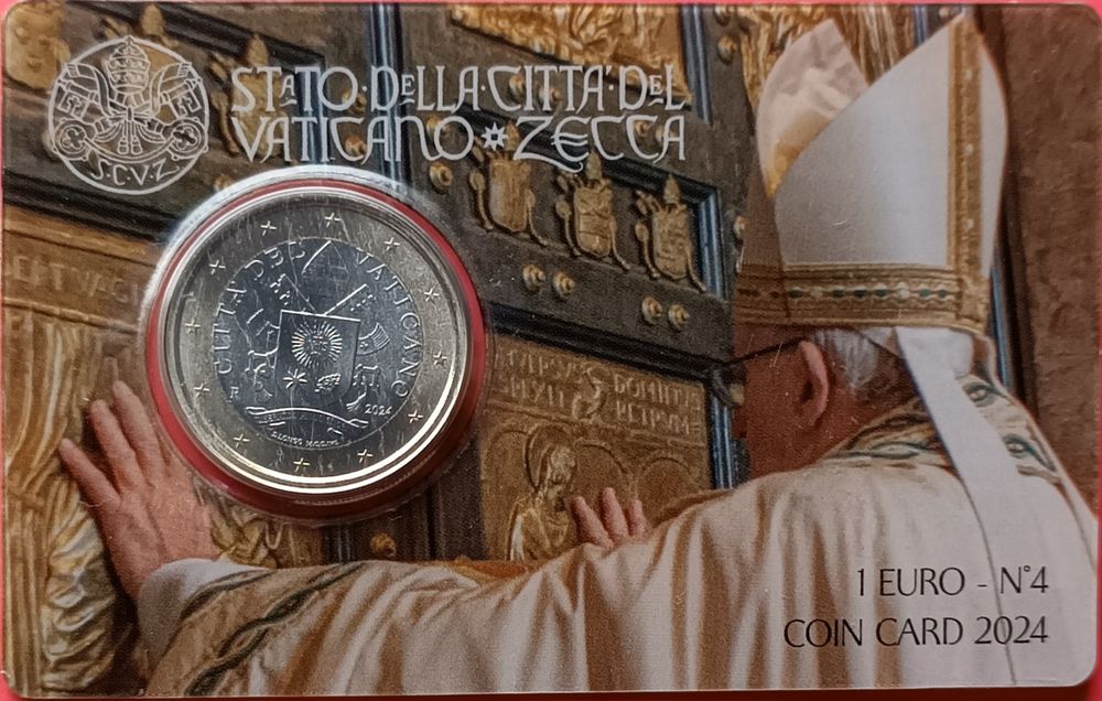 Vaticano 2024 -. Papa Francisco Coincard n° 4