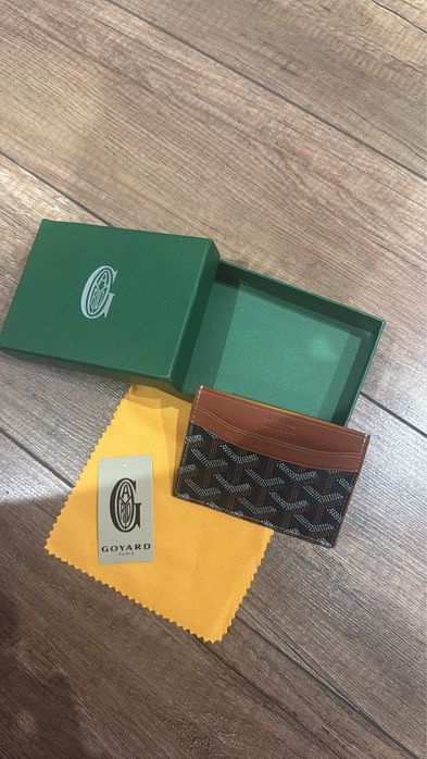 Czarny Portfel Goyard Saint-Sulpice Card Wallet