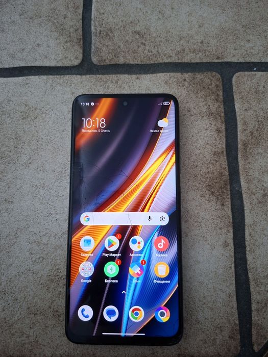 Смартфон Xiaomi Poco X4 GT 6/128GB Black 2 SIM 6.6" 2460 × 1080 (FHD+)