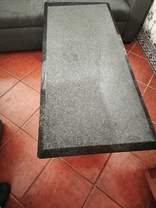 Móvel em mármore para TV / mesa de centro
