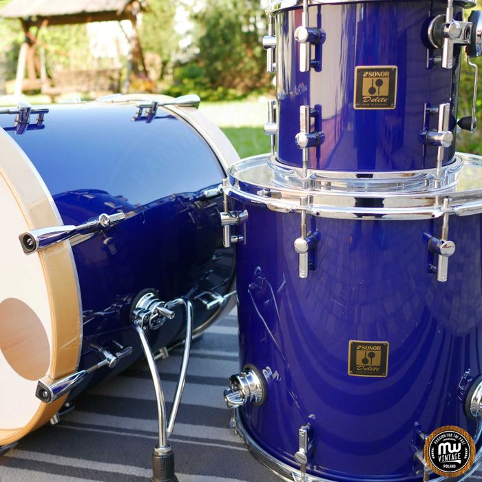 ‼️ Perkusja Sonor Delite 20", 10", 16" Metallic Marine ‼️