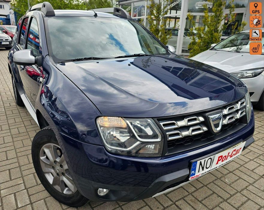 Dacia Duster nawigacja, grzane fotele, dodatkowy komplet kół