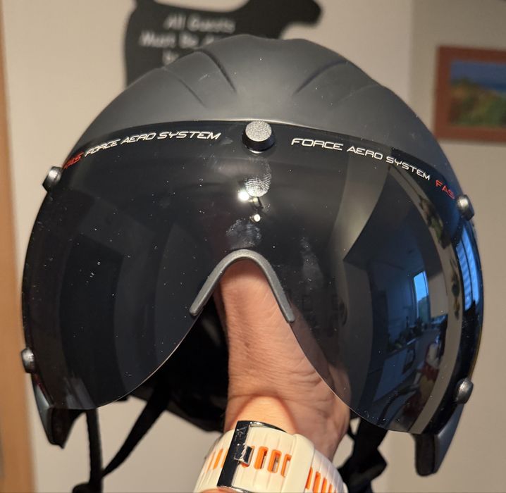 Kask aerodynamiczny FORCE Sprinter black