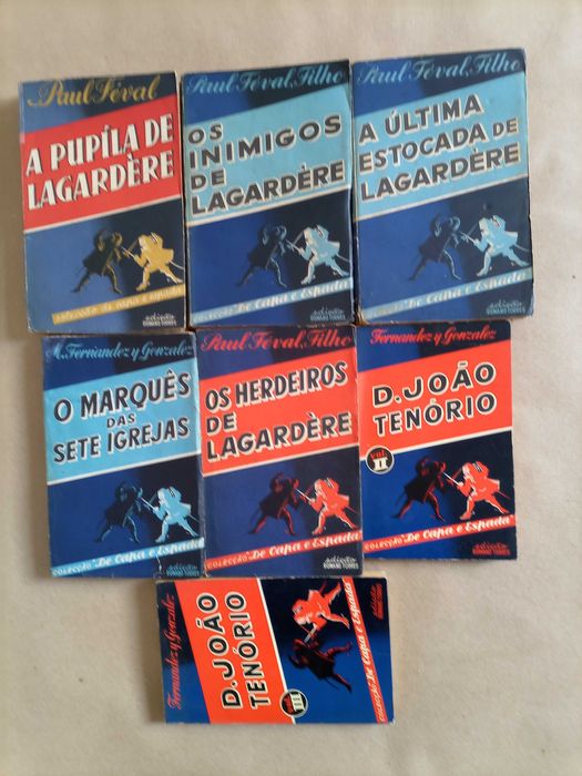 Livros da Colecção de Capa e Espada