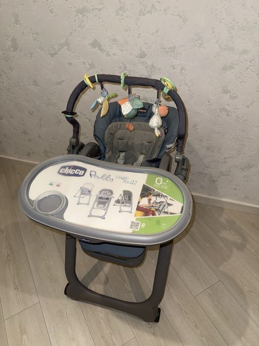 Стільчик для годування chicco magic polly relax