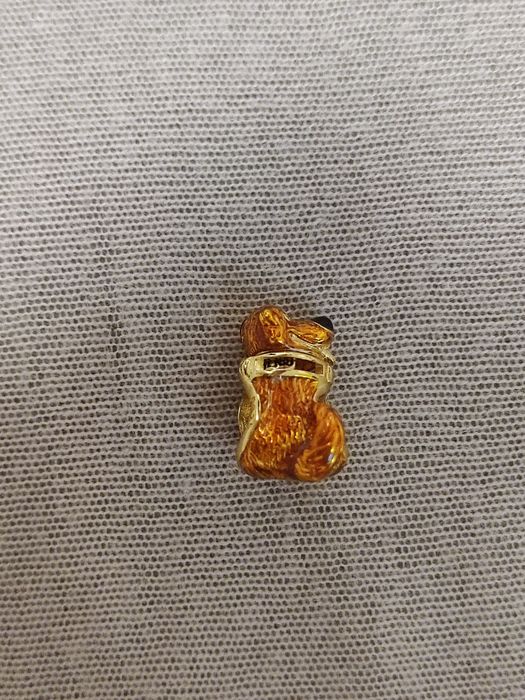 Zawieszka pies Odlot As golden retriever S925 charm's