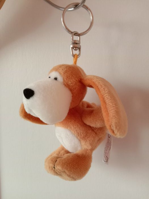 NICI Keychain – Brown and White Dog