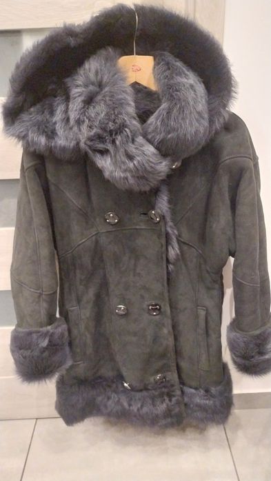 Futro naturalne z  Lamy. Przepiękne:) OKAZJA !