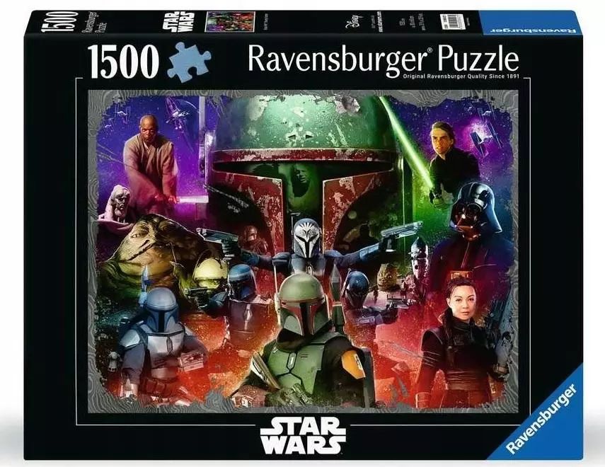 Puzzle 1500 Star Wars Boba. Fett Łowca nagród. Nowy Produkt