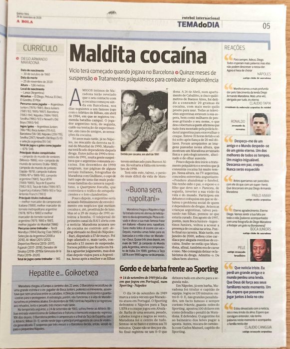 Maradona - A última finta - nov.2020