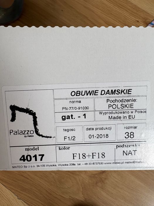 Szpilki niebieskie