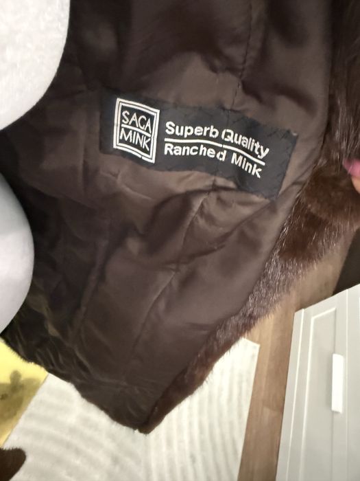 Futro naturalne z norek S M Saga Mink