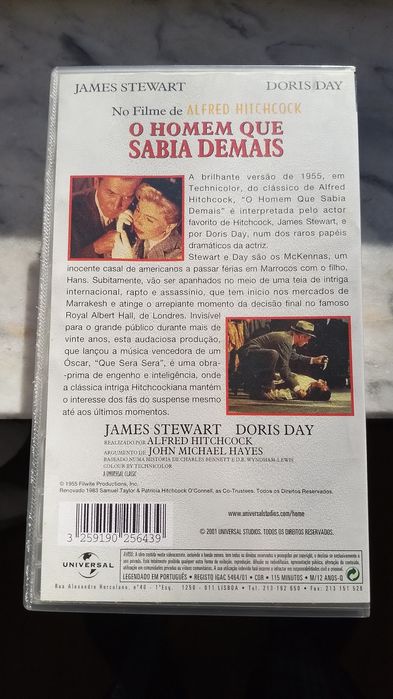 VHS O Homem que Sabia Demais