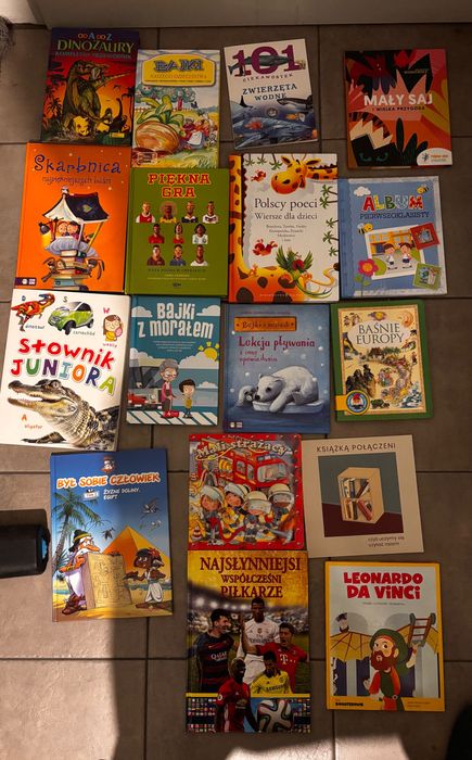 Zestaw 17 książek dla dzieci – bajki, edukacyjne, przyrodnicze baśnie